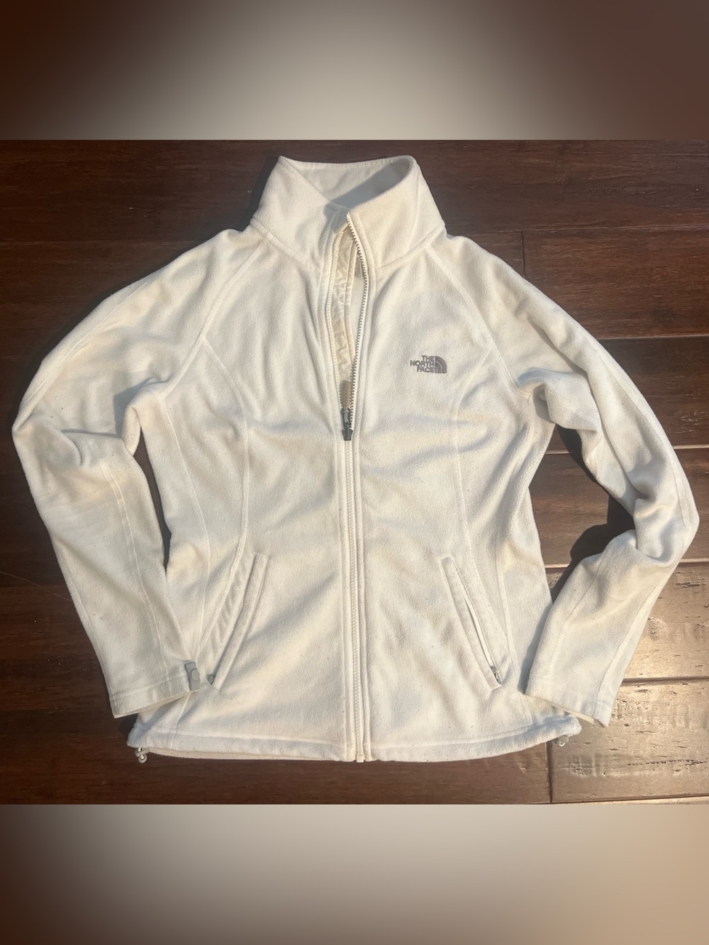 The North Face White Full-Zip Women's Fleece Jacket